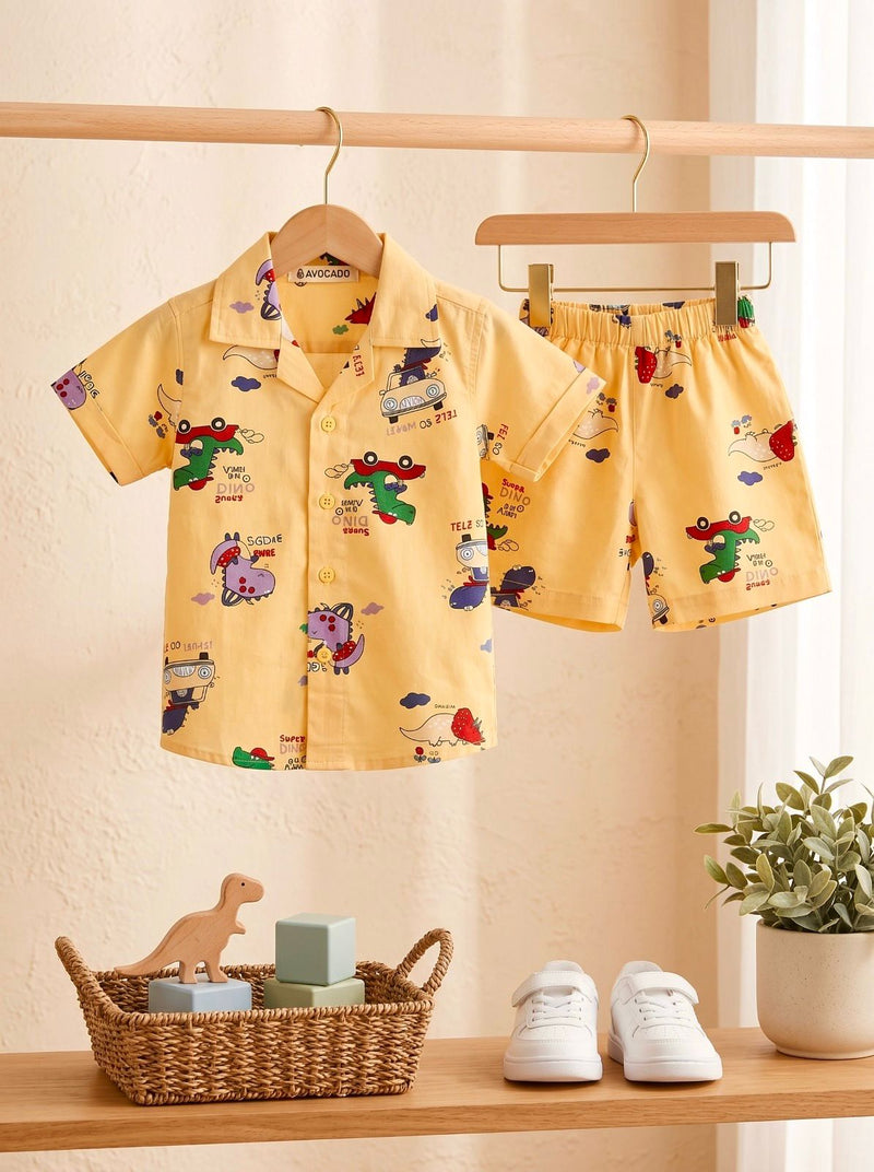 Dino Drive Summer Shirt & Short