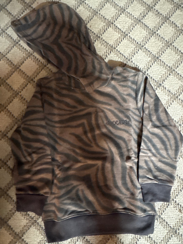 Cheetah Print Fleece Hoodie