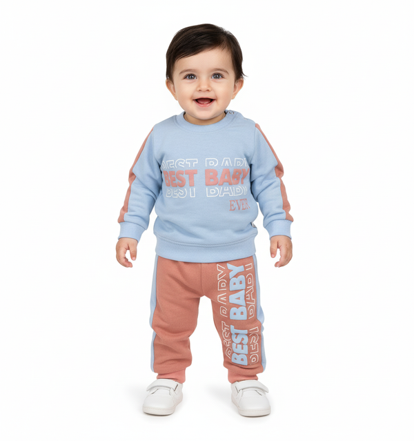 Light Blue Best Son Sweatshirt & Trouser Infant