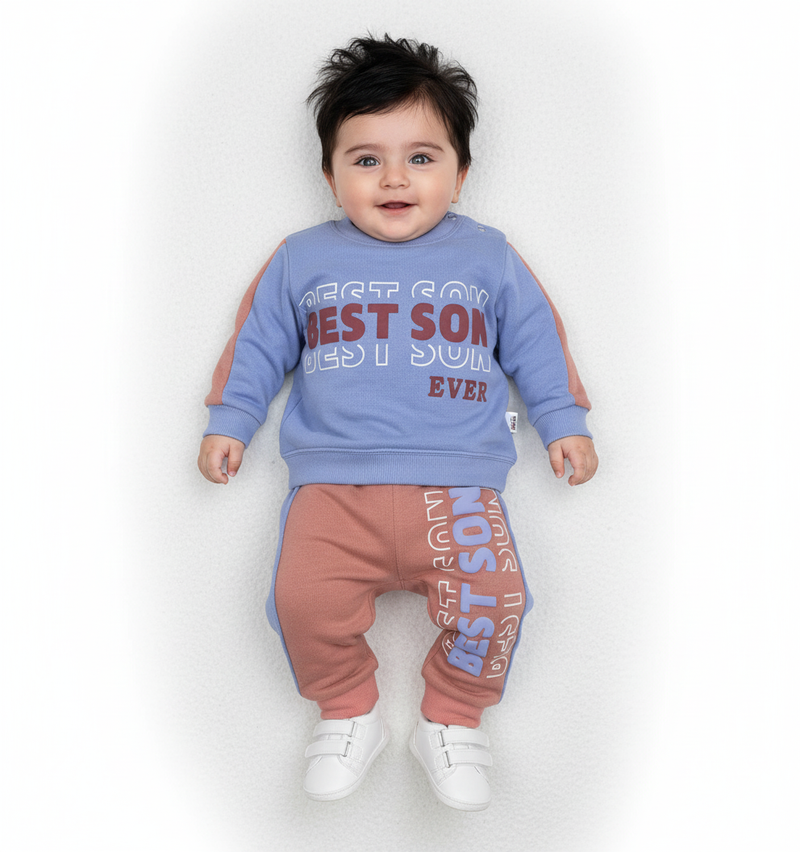 Light Blue Best Son Sweatshirt & Trouser Infant