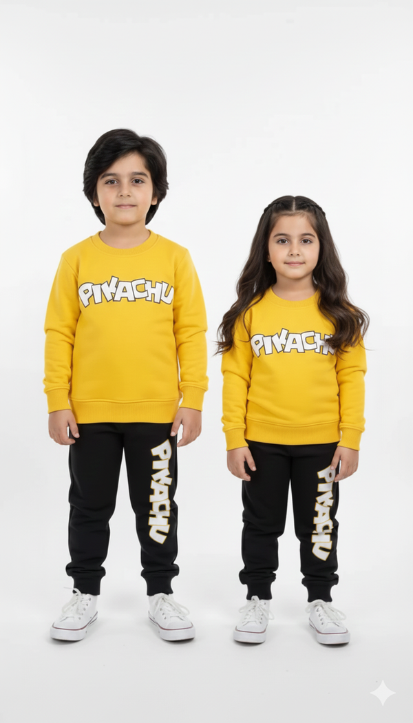 Pikachu Fleece Sweatshirt & Trouser