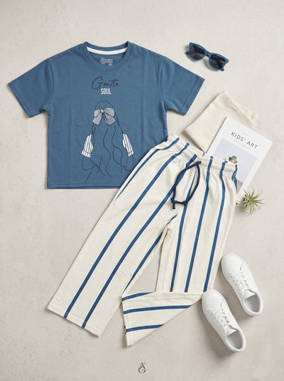 Gentle Soul Baggy Tee & Straight Trouser