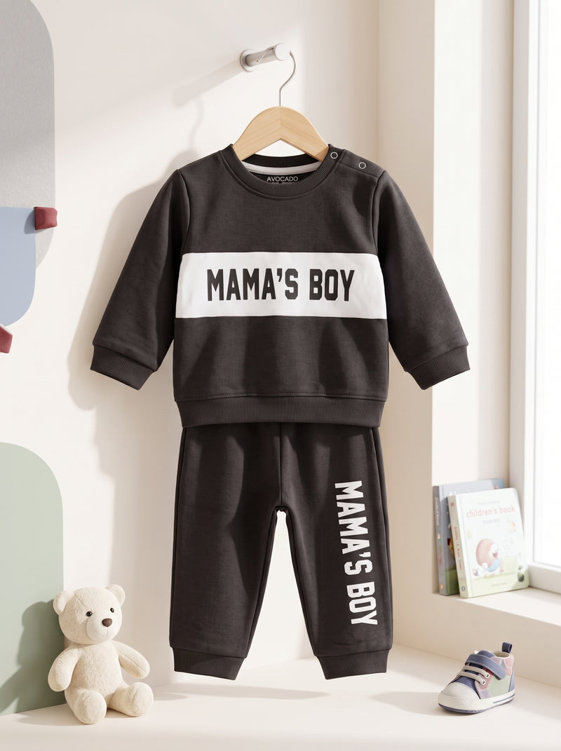 Mama’s Boy Fleece Sweatshirt & Trouser Infant