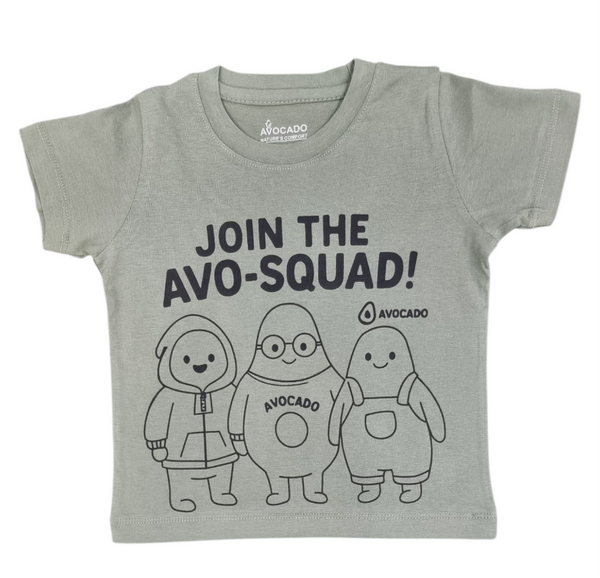 Avo Squad Sage Green Tee