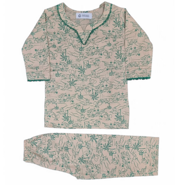 Tropical Village Lace Cord Set