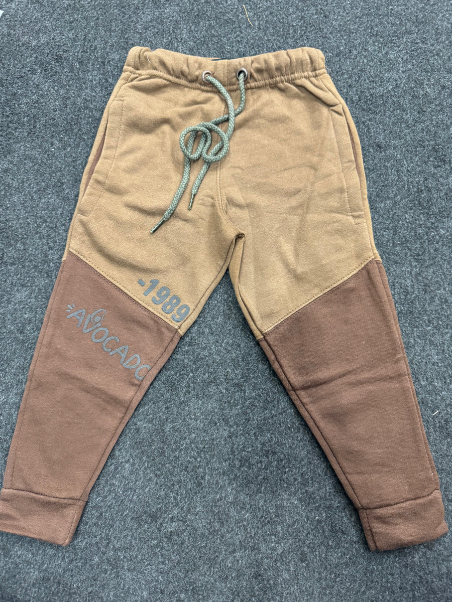 1989 Avocado Panel Brown Trouser