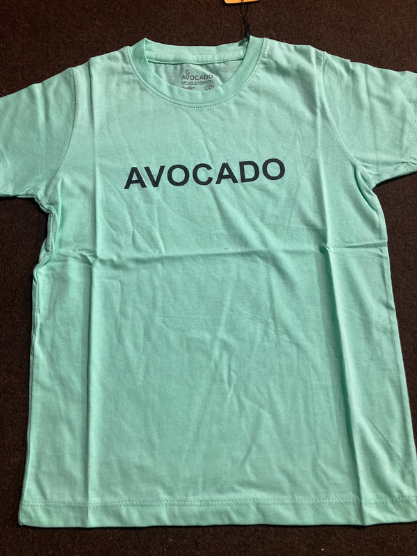 Pista Green With White Avocado Basic Tee