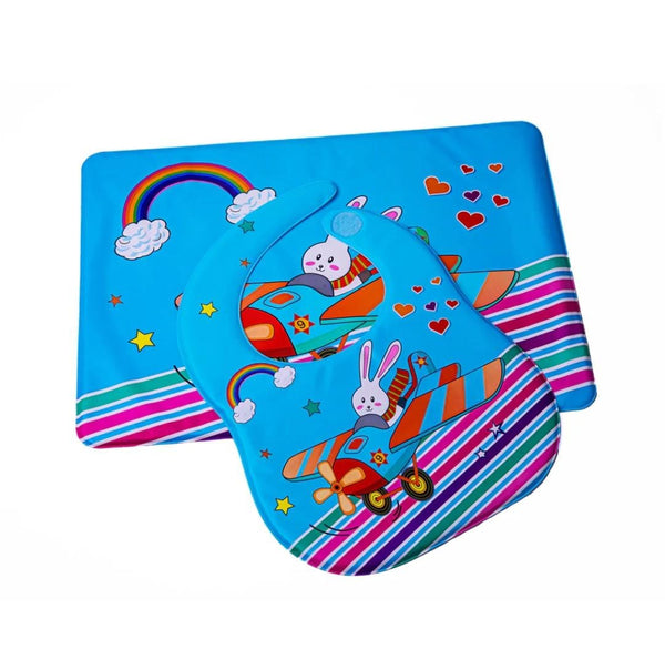 Pilot Bunny Feeding Bibs & Feeding Mat