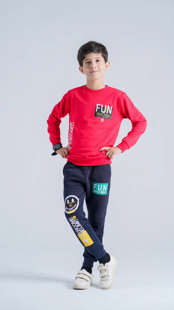 Epic Boy Fleece Sweatshirt & Trouser