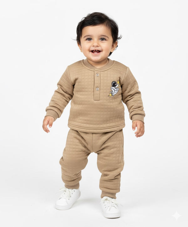 Little Space Rocket Soft Textured Fur Pair Infant