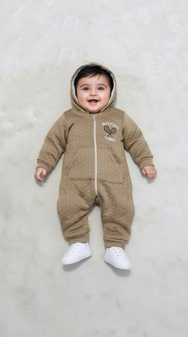 Wexford Tennis Soft Textured Fur Romper