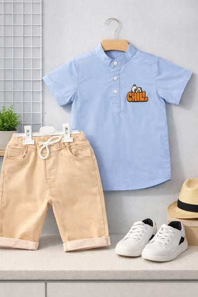 Chill Charm Shirt & Cotton Short