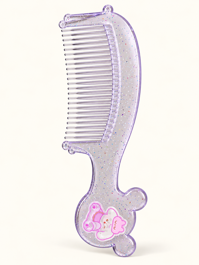 Cute Bunny Wink Glitter Baby Hair Comb