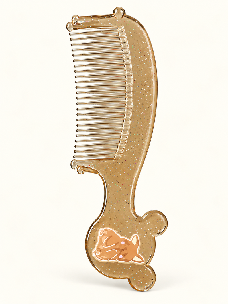 Cute Pikachu Glitter Baby Hair Comb