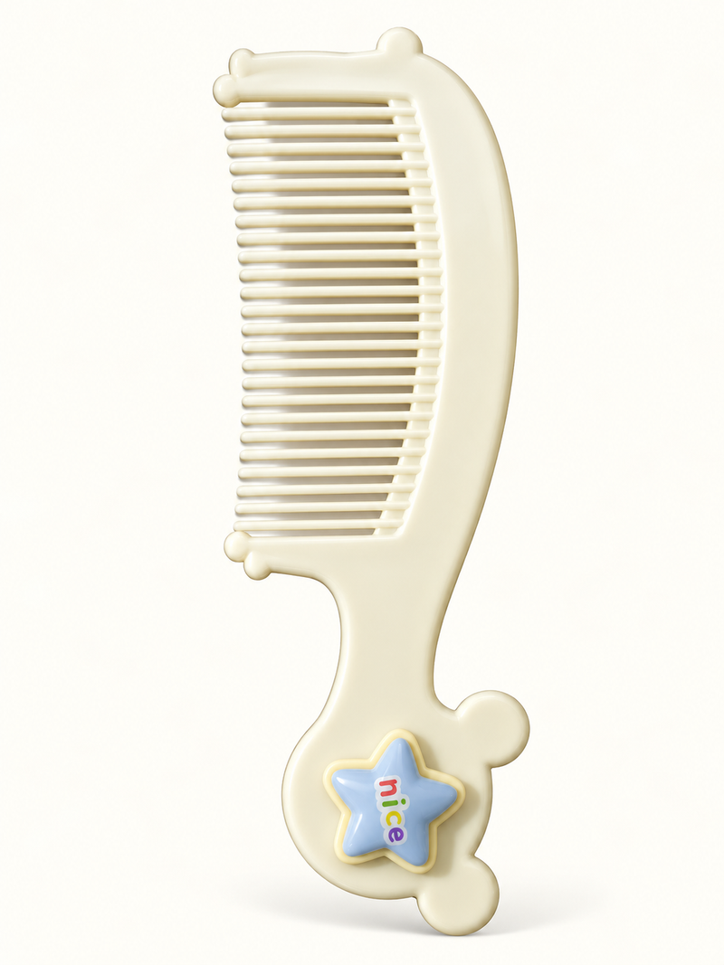Nice Star Baby Hair Comb Off White