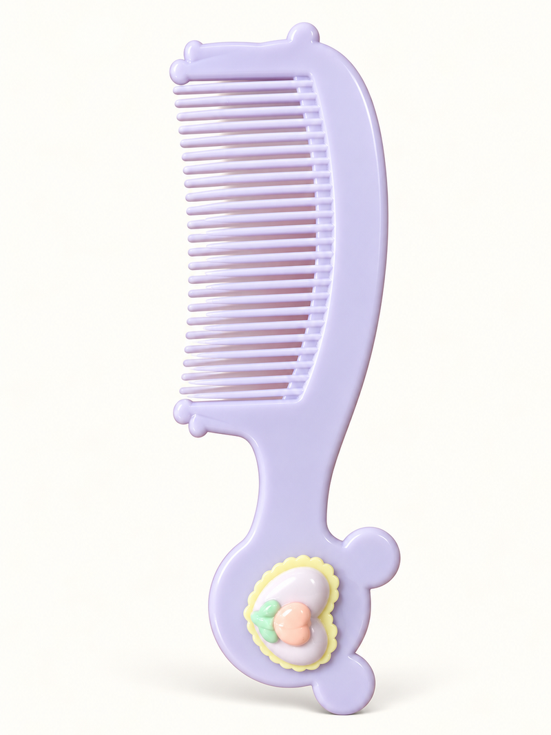 Bunny Flower Charm Baby Hair Comb