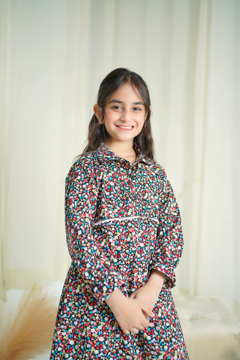 Rainbow Garden Frock & Trouser