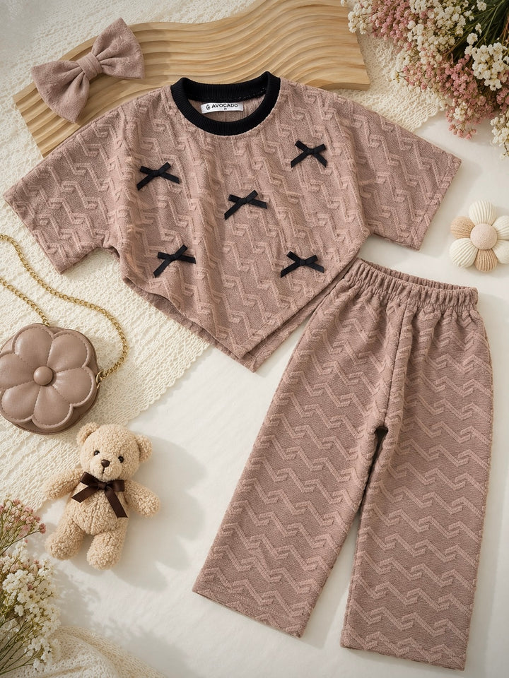 Ribbon Stripe Top & Trouser