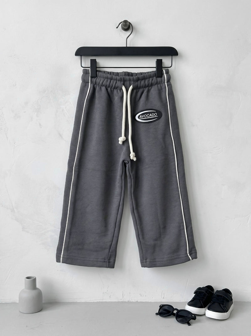 Avocado Oval Logo Piping Track Fleece Trouser