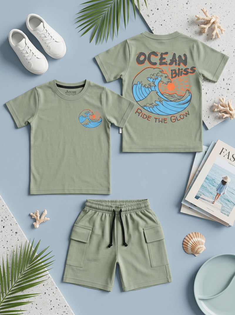Ocean Weave Tee & Short