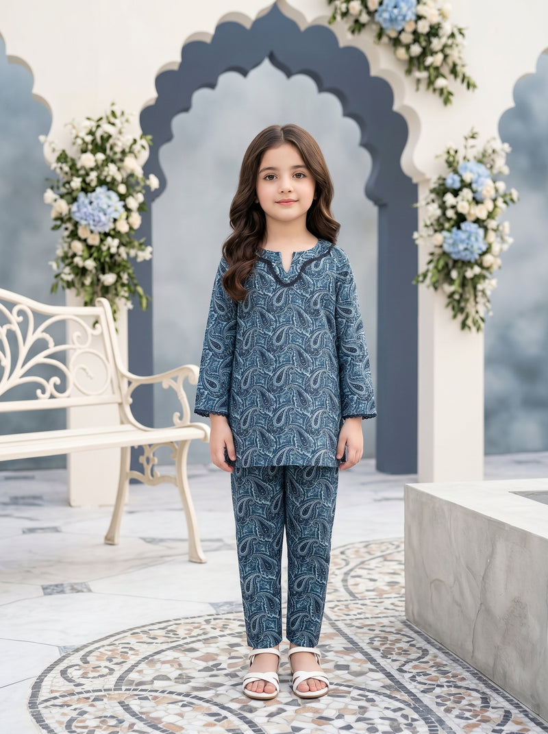 Paisley Print Cord Set