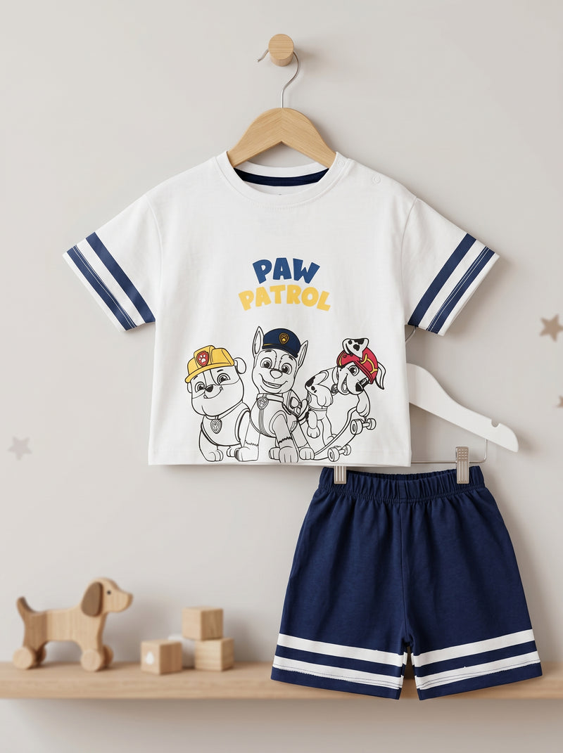 Paw Patrol Heroes Drop Shoulder Tee & Short Infant