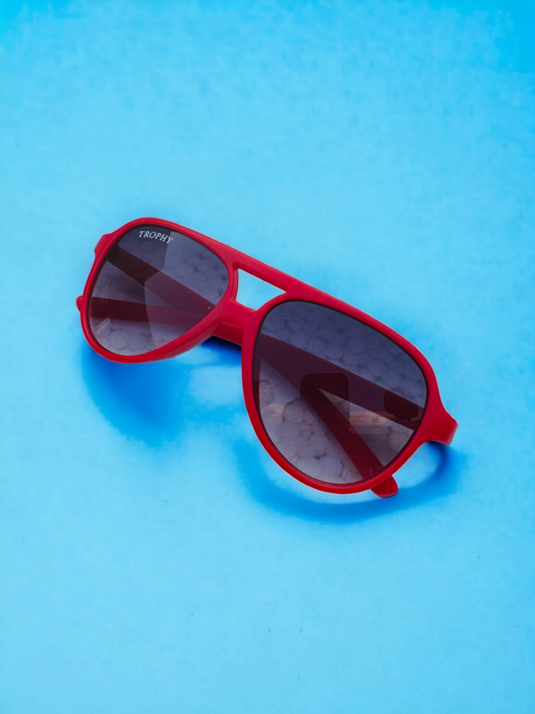 Red Carrera Style kids Glasses
