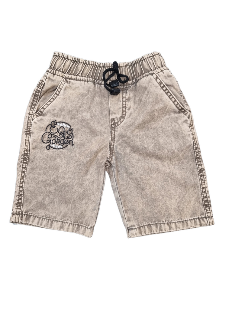 Skin Embroidery Jeans Shorts
