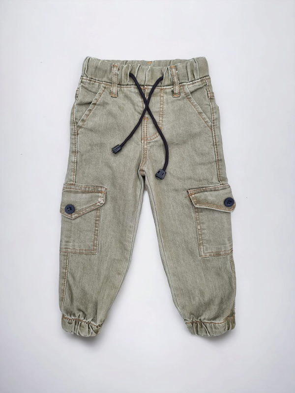Cargo Cotton Jeans Trouser