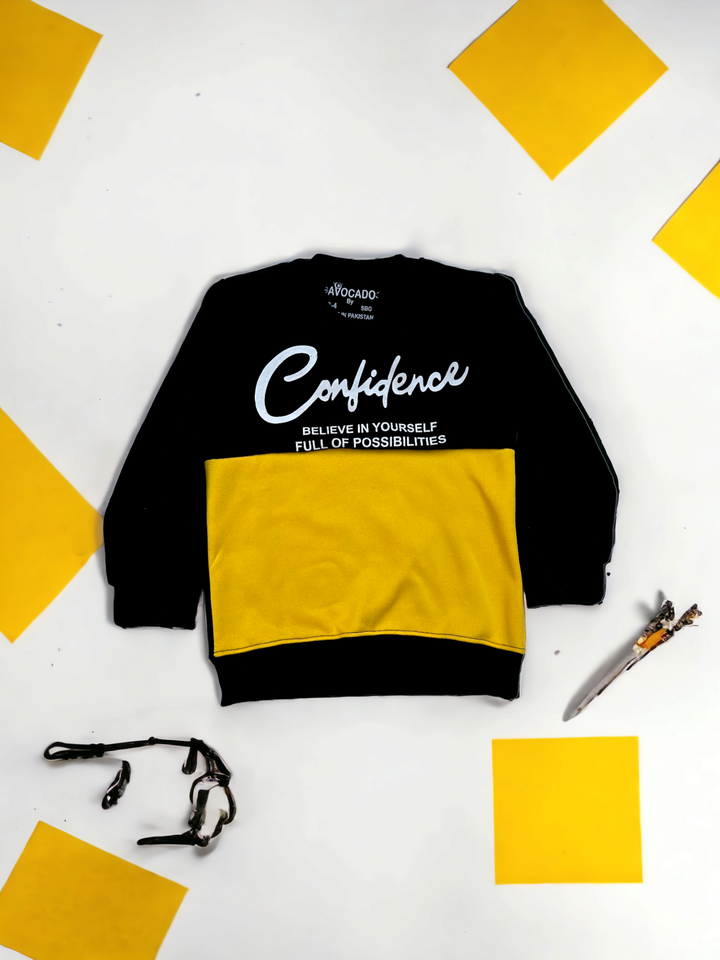 Confidence Winter Fleece Sweatshirt - theavocado.pk