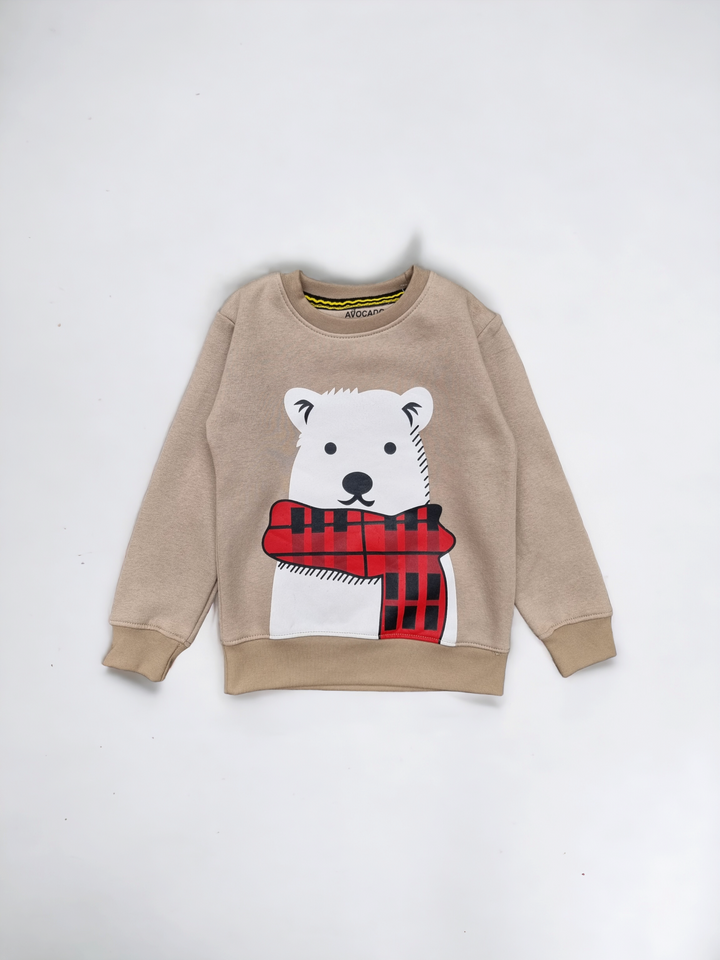 Bear In Winter Sweatshirt - theavocado.pk