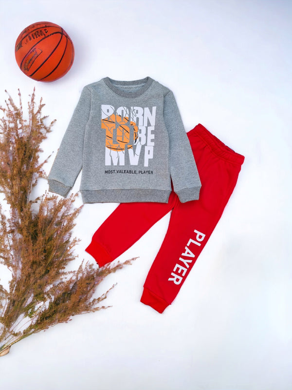 Basketball Player Winter Sweatshirt & Trouser