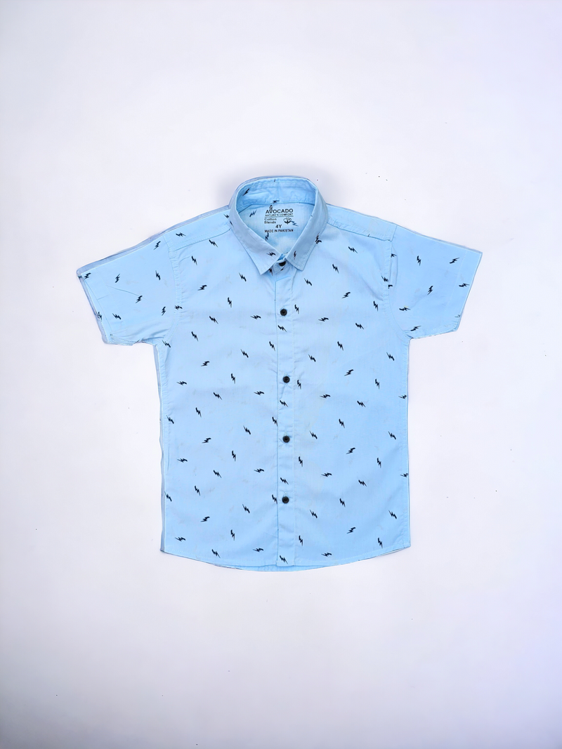 Lightning Sky Half Sleeves Shirt