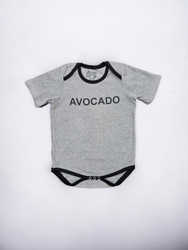 Avocado Grey/Black Bodysuit Infant