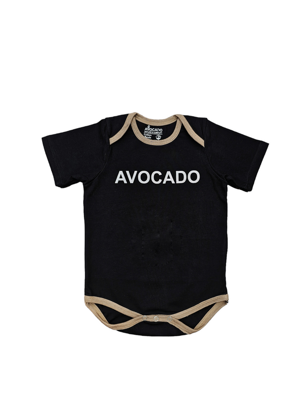 Avocado Brown/Black Bodysuit Infant
