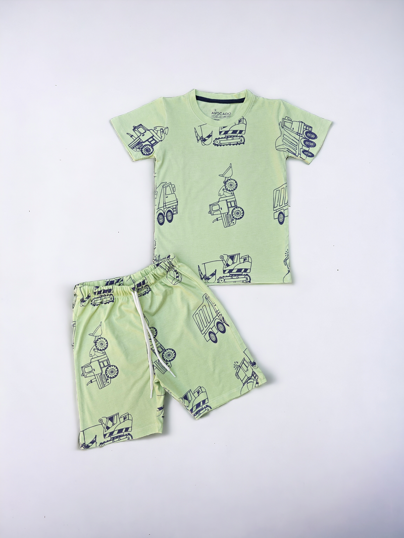 Heavy Truck All Over T-shirt & Short
