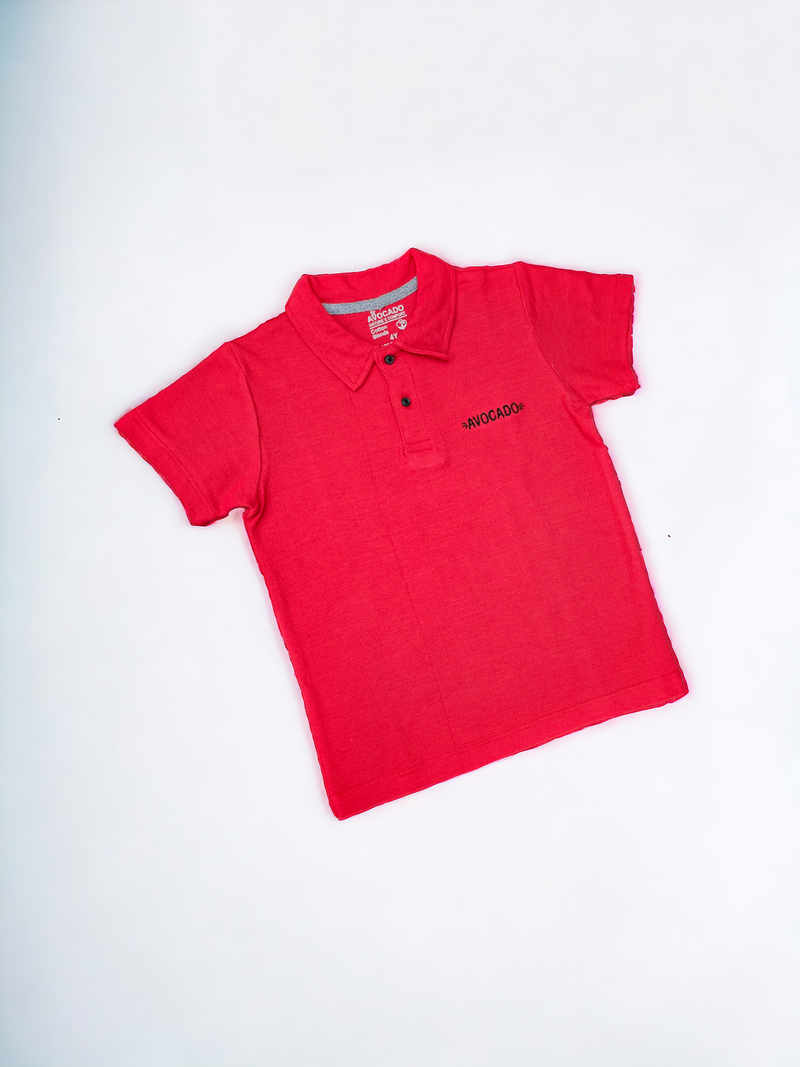 Red Avocado Embroidery Polo