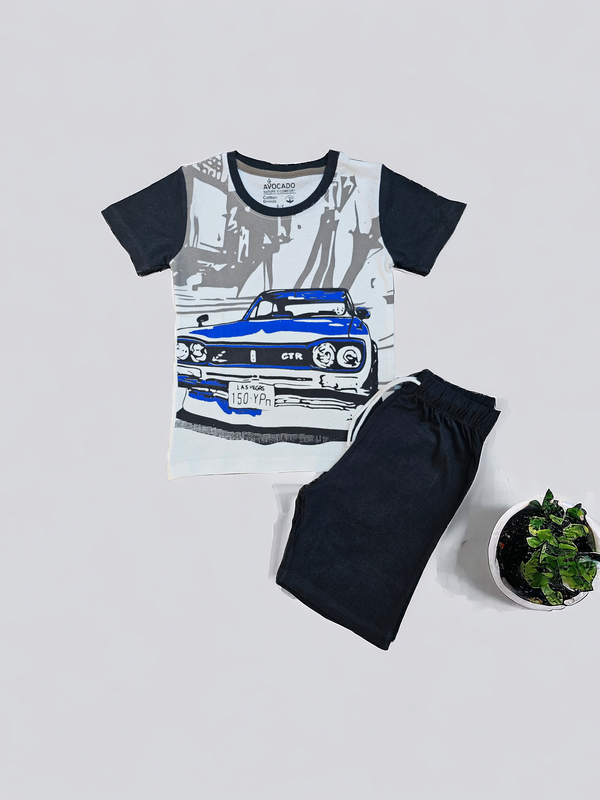 GTR Blue T-Shirt & Black Short