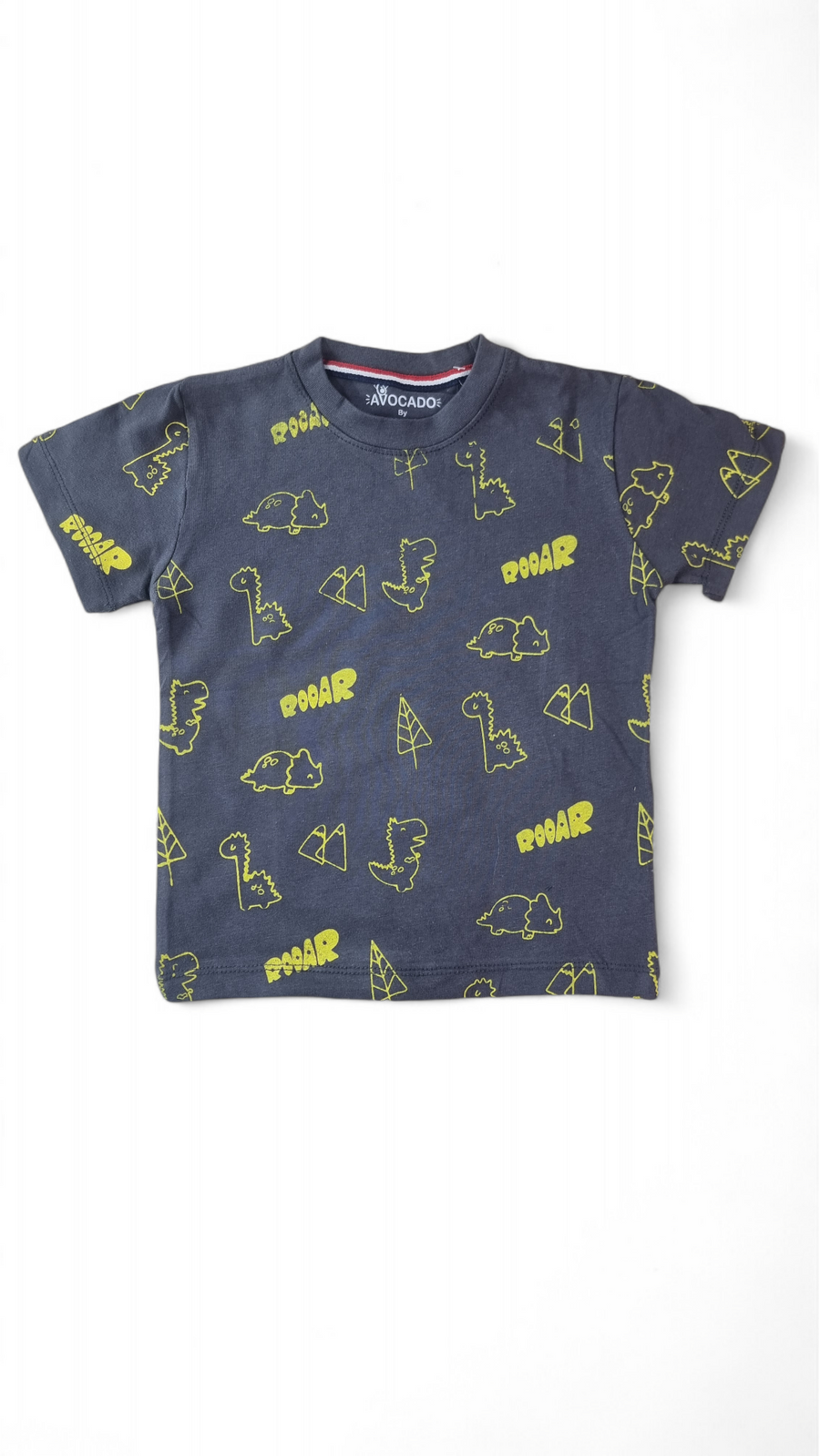 Mini Daino Rooar Grey T-shirt