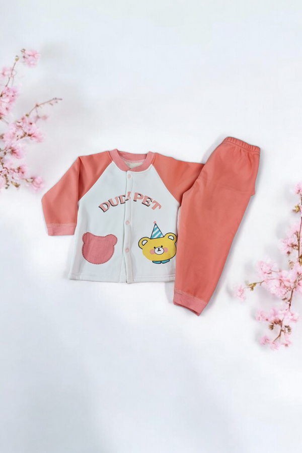 Dudu Pet Baby Fleece Peach Imported