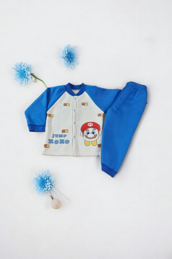 Dudu Pet Baby Fleece Blue Suit