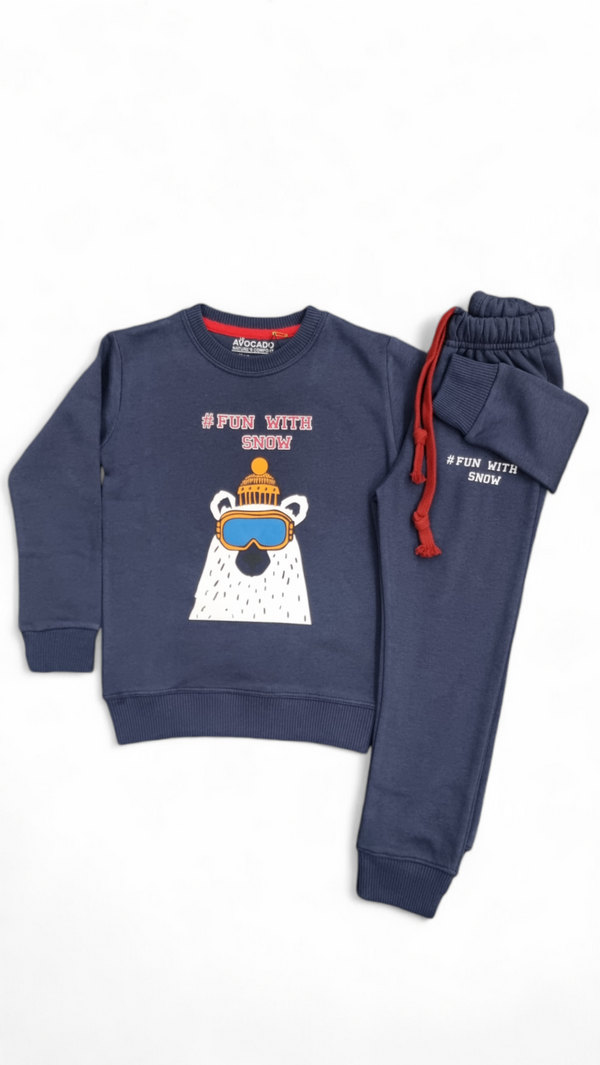 Fun With Snow Fleece Sweatshirt & Trouser