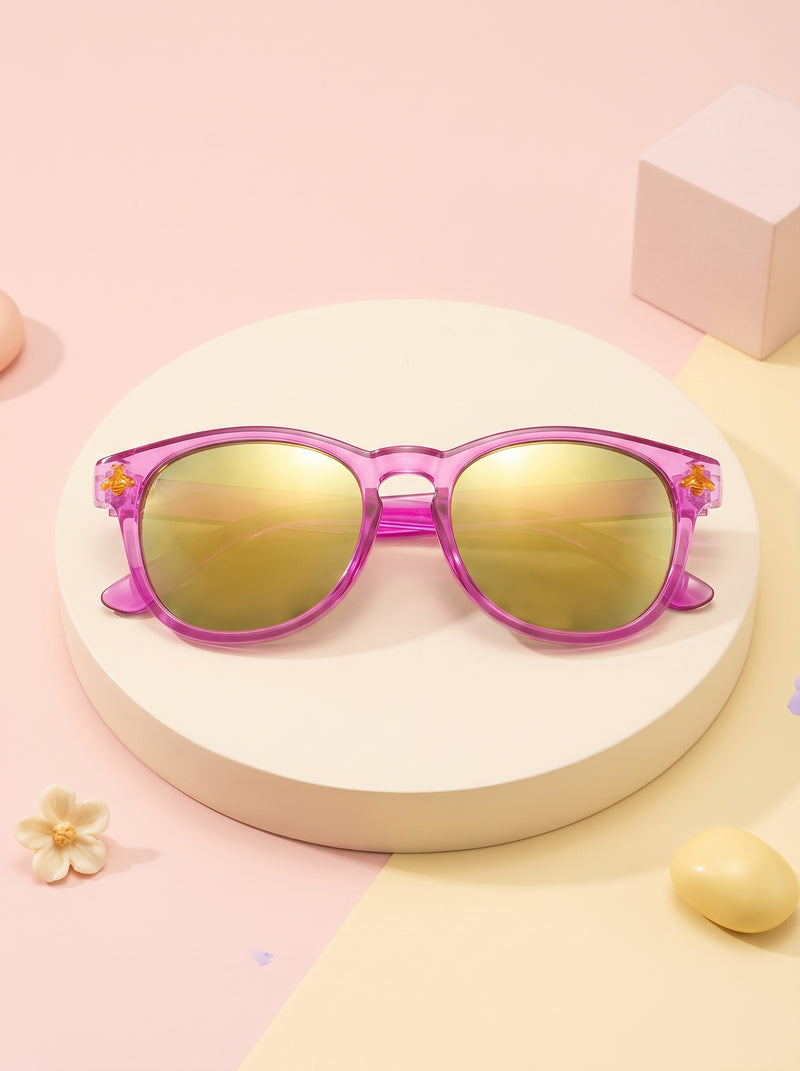Candy Mirror Purple Sunglasses
