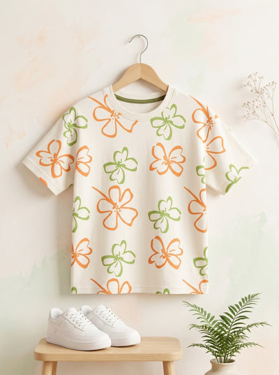 Sunny Petal Baggy Tee