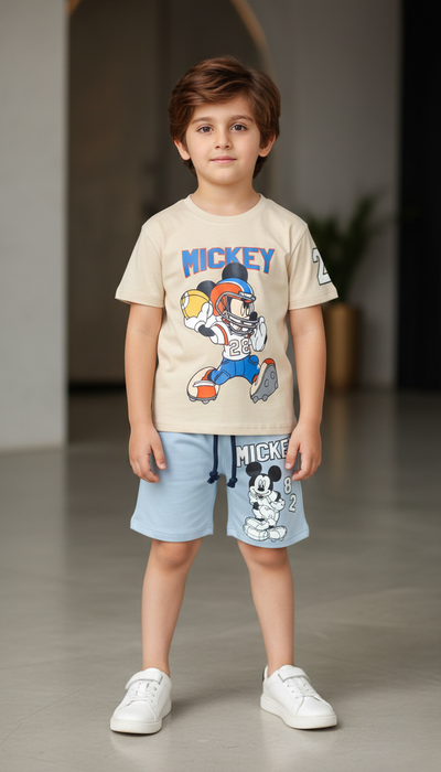 Mickey Touchdown Tee and Short