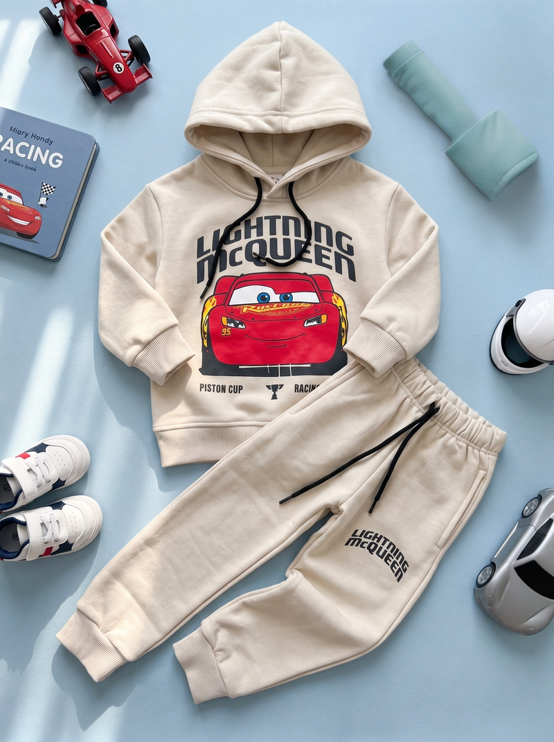 Lightning McQueen Fleece Hoodie & Trouser