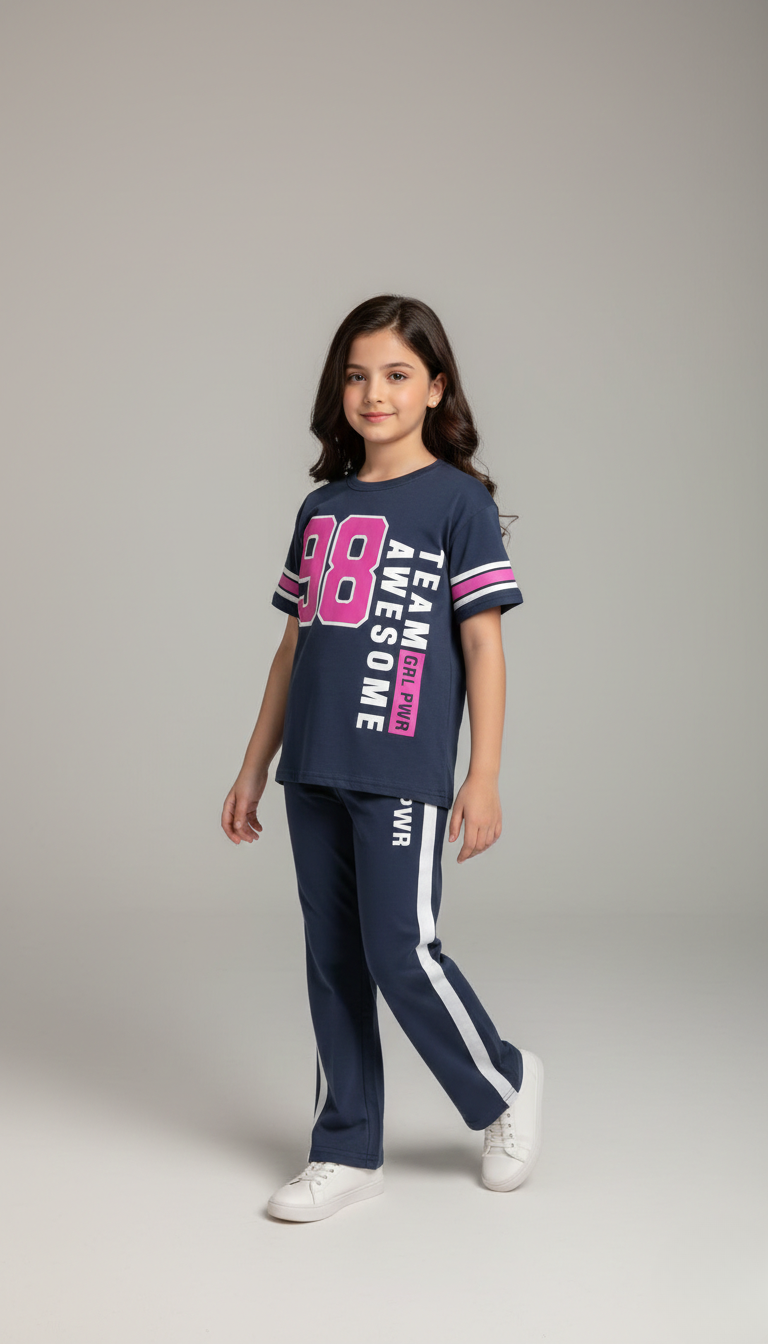 Team 98 Power Drop shoulder Tee & Trouser