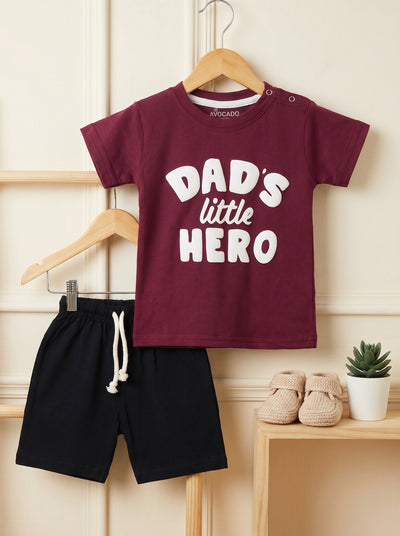 Little Hero Premium Tee & Short Infant