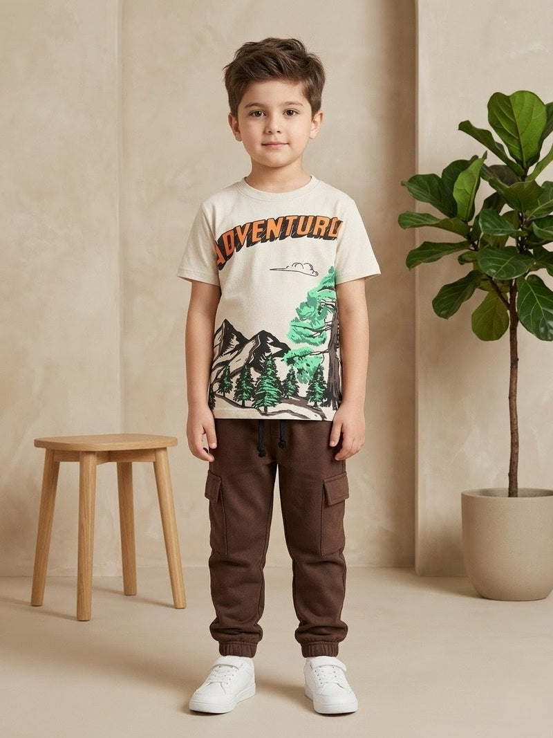 Forest Earth Tee & Cargo Grip Trouser