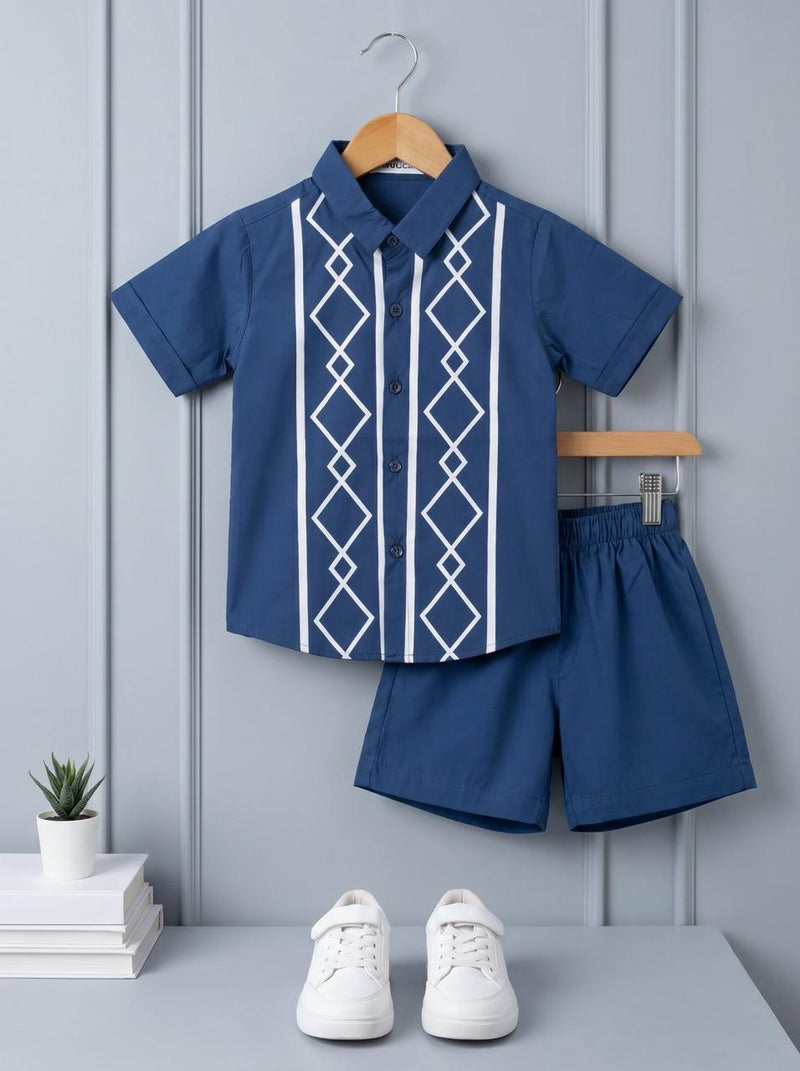 Royal Prism Shirt & Short